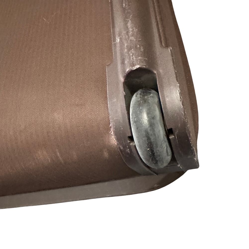 Hermes Vintage Suitcase Carry-On Acapulco Brown Rolling Bag Travel Luggage Rare - Picture 15 of 16